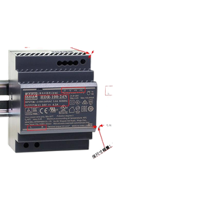 Taiwan Meanwell, импульсный источник питания <span class=keywords><strong>DR</strong></span>-100-12/15/24V 100W, блок питания DIN-Rail для автоматизации зданий - Product Image 4