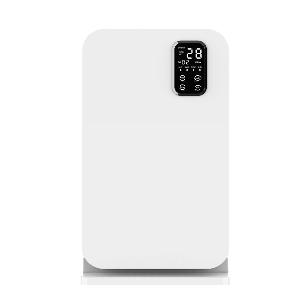 Hot Sale Portable EU Electric Desktop Air Purifier UV True HEPA Filter Mini Cleaner Guaranteed New Product Manual Plastic