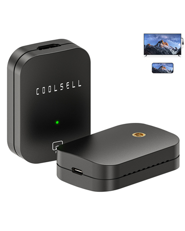 1080p Wireless Screen Mirroring Adapter ABS Dongle for Phone Airplay Miracast DLNA Screen Cast Home Gaming Audio Video Accessory