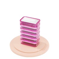 Tampons empilables colorés en gros avec boîtier en plastique transparent pour récompenses pédagogiques – Tampon photosensible