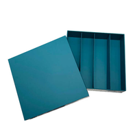 Boîte à chocolats personnalisée par le fabricant avec insert, estampage or du logo, boîte cadeau en carton pour chocolats