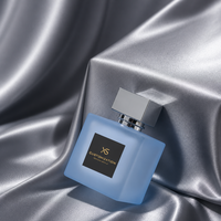 Flacons de parfum de qualité supérieure, flacons de parfum en verre épais avec vaporisateur doré, flacons de parfum en verre simples de 50 ml et 100 ml, flacons de parfum en verre sur mesure