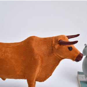 จําลองวัวลูกวัวสัตว์<span class=keywords><strong>ตุ๊กตา</strong></span>ตกแต่งของเล่นวัวตกแต่งโต๊ะหน้าต่างเด็กการระบุ Bullfighting - Product Image 4