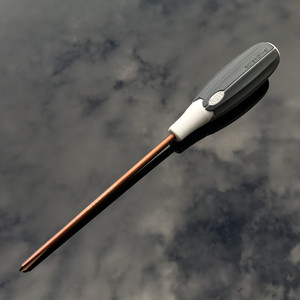 S2 Alloy Steel Flat Head <b>Screwdriver</b> 150 Mm Magnetic Tip Industrial Grade Polished Finish Plastic Handle - Product Image 2