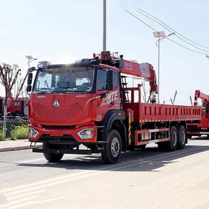 Grúa Changxing de Brazo de 4 Secciones Sinotruk Ho Wo 6x4 12T Directo de Fábrica para Elevación y Transferencia de Equipo Pesado - Product Image 4