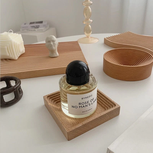 NOVITÀ 2026 Vassoi in Legno di Faggio Stile Boho, Vassoio Decorativo in Legno di Faggio per Servire, Tagliere per Pane e Tè Pomeridiano - Product Image 4