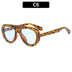 Nouvelles Lunettes de Soleil Tendance 2025 de Marques de Mode, Monture Complète en PC, Protection UV400, Style Aviateur Surdimensionné, Petite Monture, Logo Personnalisé, Designer Classique pour Hommes - Product Image 3