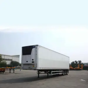 3 axles High quality Meat Carrier food van freezer Trailer