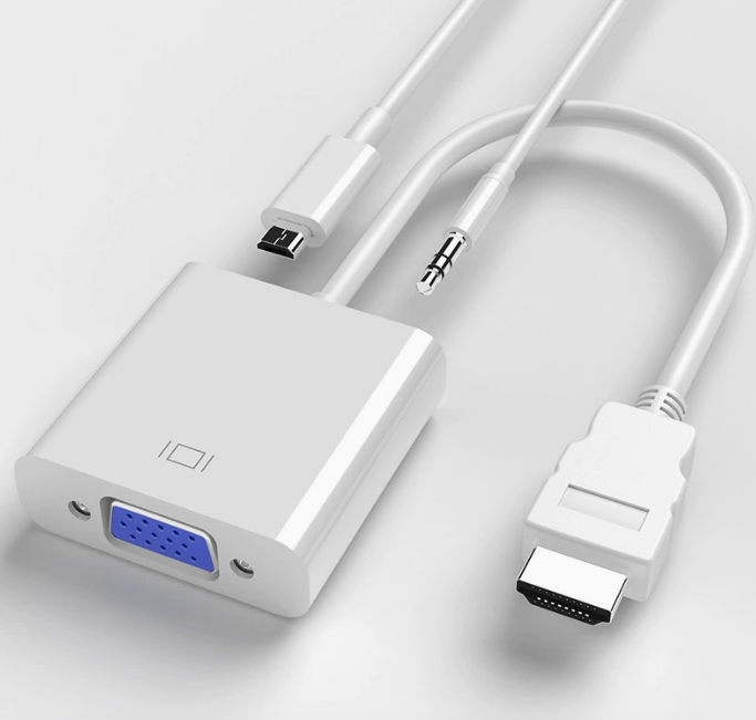 Blanco Añadir Audio y fuente de alimentación