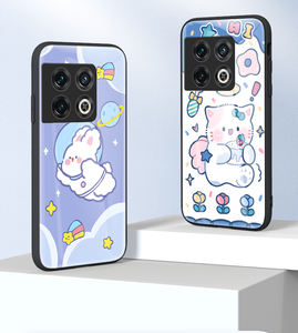 น่ารักการ์ตูนรูปแบบกระจกนิรภัยProtectorเคสโทรศัพท์สําหรับ<span class=keywords><strong>Oneplus</strong></span> 10 Pro 10T 11 <span class=keywords><strong>12</strong></span> <span class=keywords><strong>9</strong></span> สําหรับOne Plus 7T 7 8T 8 Pro 9RTกรอบTPU - Product Image 4