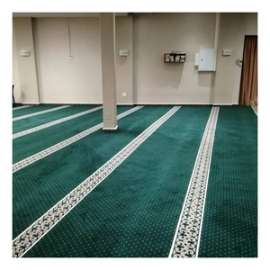 Design personalizzato a buon mercato macchina in Nylon Tufted Muslim moschea 4*25m da parete a parete rotoli morbido Masjid preghiera Karpet - Product Image 4