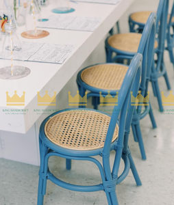 Silla infantil de ratán natural hecha a mano para fiesta de cumpleaños, banquete de boda, decoración de eventos, ligeros y cómodos asientos - Product Image 2