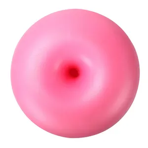 Yoga Donut egzersiz topu 55cm istikrar Anti patlama İsviçre ofis okul Pilates denge spor sGym egzersiz Fitness Donut topu