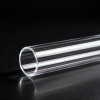 Barre en acrylique PMMA colorée extrudée à haute transmission lumineuse, barre en acrylique coulé sans bulles pour présentoirs de bijoux et de montres