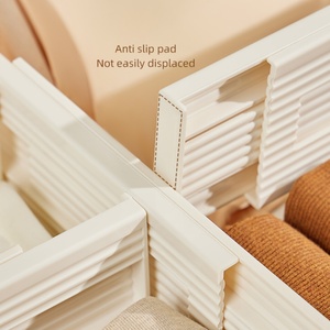 Creative Adjustable Bedroom Utensils <b>Plastic</b> Dresser Separators <b>Drawer</b> Dividers Organizer <b>Plastic</b> <b>Drawer</b> Divider - Product Image 6