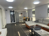 Maison Extensible de 40 Pieds Préfabriquée Casa Villa Maison Modulaire Préfabriquée avec 3 Chambres à Coucher