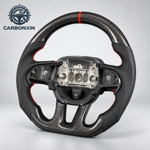 Volante Deportivo Personalizado de 3 Brazos de Fibra de Carbono para Dodge Charger Challenger Durango Demon SRT Journey RT Viper RAM TRX SXT - Product Image 3