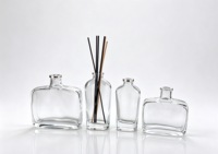 Bouteille diffuseur à roseaux en verre transparent grande capacité, la plus vendue, avec logo personnalisé, 100ml 190ml 200ml 330ml, flacon de parfum de luxe vide