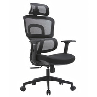 Chaise de bureau ergonomique moderne pivotante en maille avec support lombaire réglable, chaise de luxe en plastique, personnalisation de mobilier