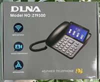 هاتف ثابت DLNA ZT9300 4G بالجملة، هاتف مكتبي بشاشة لمس أندرويد مع نقطة اتصال واي فاي للشركات