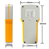 Multimètre numérique à pince AC/DC, testeur intelligent de courant et de tension photovoltaïque, testeur de panneau solaire MPPT avec écran LCD