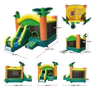 Château gonflable commercial de haute qualité avec toboggan, idéal pour les fêtes d'enfants en extérieur et la <span class=keywords><strong>location</strong></span> - Product Image 5