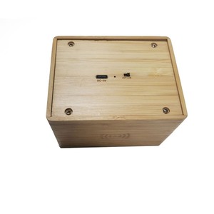 Caja de Música de Bambú Ward, Color Marrón Oscuro, Modelo WD0113, Estilo Natural - Product Image 1