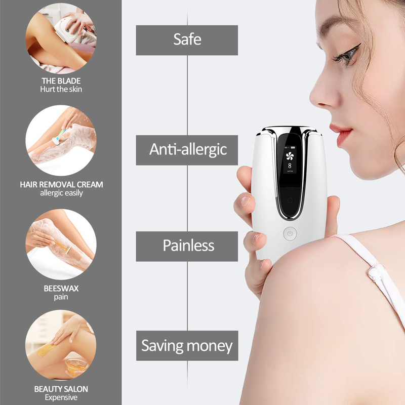 New Arrival Portable Handheld IPL Machine for Women Home Use Epilator Device for Laser Hair Removal UK Plug Skin Rejuvenation
