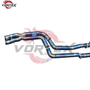 Escape Catback VORTEX Grado 5 Ti 1.5mm Azul Quemado con Válvula para BMW M2C F87 3.0T N55 2014-2019 Precio de Fábrica Silenciador Deportivo - Product Image 3