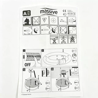 Plafonnier de porche, chambre, cuisine, toilettes, salle de bain, étanche, base en fer, mini LED, luminaire en verre à montage en surface