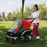 Vélo tout-terrain monoplace durable sans chaîne avec freins à double disque et transmission directe, idéal pour la randonnée et le jogging