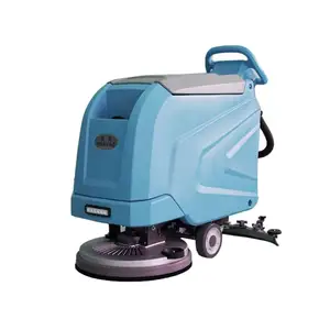 Walk Behind Self-propelled Warehouse Gym Hard Wood Concete Tile Industrial Floor Cleaning Machine