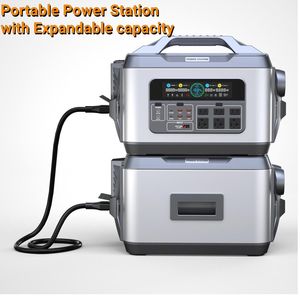 Générateur de batterie solaire LiFePO4 300W 500W 1000W 2000W 110V 220V MPPT pour le camping, l'extérieur et la maison - Product Image 1
