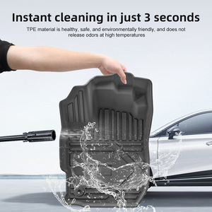 <span class=keywords><strong>Tappetini</strong></span> per Auto in TPE per Tutte le Stagioni per <span class=keywords><strong>Renault</strong></span> <span class=keywords><strong>Captur</strong></span> 2022-2026, Inodore, Antiscivolo, Accessori di Protezione Interni per Auto - Product Image 4