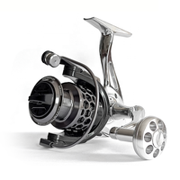 Seasir DHK 1000 7000 14+1BB Reel Spinning Murah Heavy Duty Reel Pancing Full Metal Reel Spinning Hitam/ OEM Umpan Palsu 16kg JP