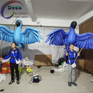 Perroquet gonflable en tissu polyester personnalisé de 2.5m de large pour les performances de <span class=keywords><strong>rue</strong></span> - Product Image 4