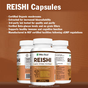 Cápsulas de Reishi Wins Town, Cápsulas de Polvo de Esporas de Ganoderma Lucidum para el Crecimiento del Cabello y Energía en Adultos - 60 Cápsulas - Product Image 4