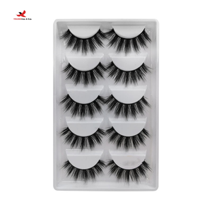 Pestañas Naturales Mixtas de Alta Calidad con Descuento, Pestañas de Visón Sintético 3D al por Mayor, Pestañas Cortas de Visón, Pestañas en Tira Voluminosas y Desordenadas, Proveedor de Pestañas al por Mayor - Product Image 2