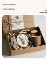 Coffret Cadeau d'Aromathérapie Personnalisé avec Logo, Emballage Cadeau Parfumé de Marque pour Événements d'Entreprise, Nouvel An, Noël
