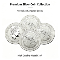 Pièce de monnaie australienne Kangourou 2021, 1 once, 99,99 % argent pur, pièce de collection