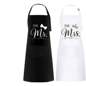 Juego de Delantales de Cocina para Él y Ella, con Guantes Resistentes al Calor, Regalo de Aniversario de Bodas para Parejas - Product Image 4