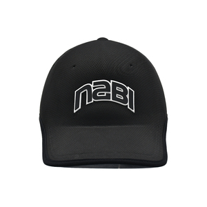 Casquettes de sport à séchage rapide pour l'extérieur Vente en gros Polyester Spandex Laser Trous Performance Casquette de baseball Casquette brevetée une pièce noire - Product Image 2