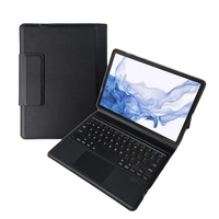 Casing Keyboard Wireless dengan Touchpad dan Antarmuka USB untuk Samsung Galaxy Tab S6 Lite 10.4, S8 11, S7 11, A8 10.5, A7 10.4