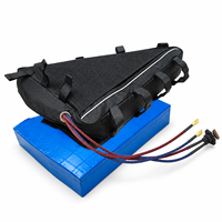 Paket Baterai Segitiga Deep Cycle 72V 10Ah 15Ah 20Ah 18650 21700 BMS 1500 Siklus untuk Sepeda Listrik Skuter