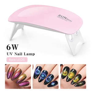 Wholesale Custom Logo Mini Mouse Nail Lamp 6W Foldable UV LED Nail <b>Dryer</b> <b>Portable</b> USB Gel Curing Light for Home DIY Gifts - Product Image 1
