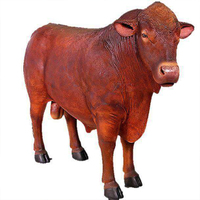 Sculptures d'animaux et statues de vaches en résine grandeur nature de haute qualité, design moderne et artistique pour la décoration de jardin et de maison, cadeaux artistiques