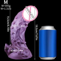 Dildo réaliste texturé en silicone liquide souple, masseur intime féminin, jouet de plaisir pour adultes, design sûr pour le corps, étanche
