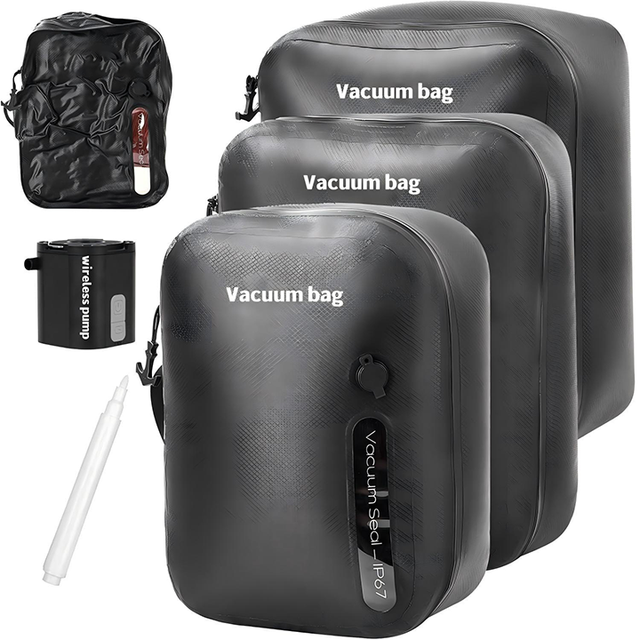 Waterproof Compression Vacuum Bag for Clothes Storage Space Saver Travel Storage Bags Vacuum Sealed Bags