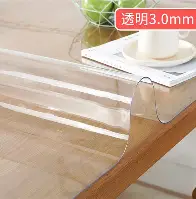 Film de protection transparent en PVC souple pour table, imperméable et anti-poussière, pour couverture de table, surface de bureau, protection domestique
