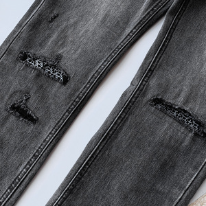 Boys Denim <strong>Jeans</strong> Ready to Ship Man Designer Stacked <strong>Men</strong> <strong>Jeans</strong> Distressed Oversize Gray <strong>Men</strong> <strong>s</strong> Slim <strong>Jean</strong> - Product Image 4